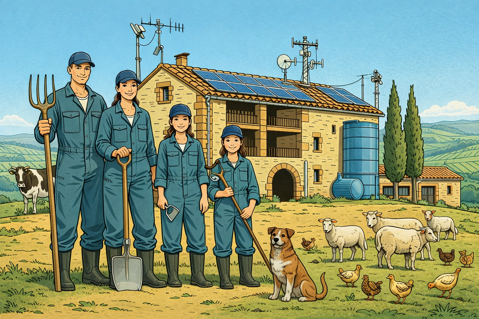 LA GENERACIÓ MARC AURELI HA D’ANAR-SE’N A UNA MASIA AÏLLADA?